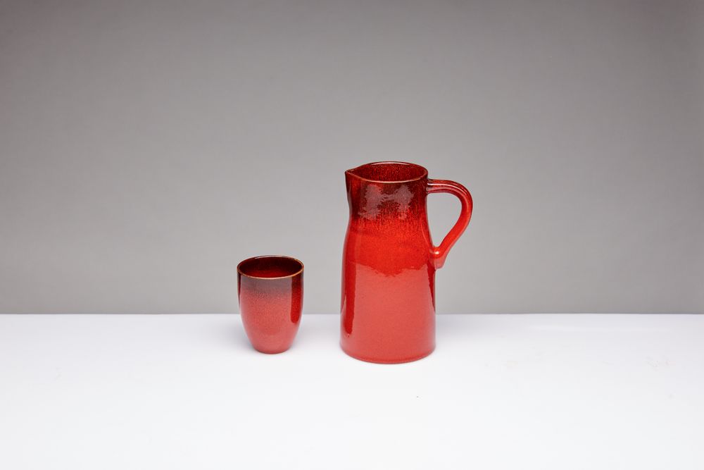 Vases - Ceramic handmade ceramic pitchers (carafes, jugs) - POTERIE SERGHINI