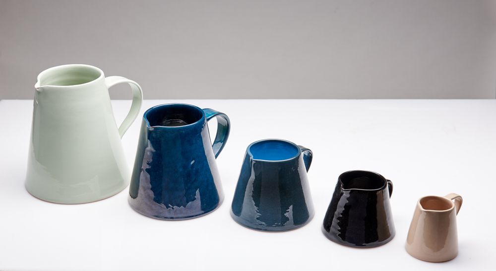 Vases - Ceramic handmade ceramic pitchers (carafes, jugs) - POTERIE SERGHINI