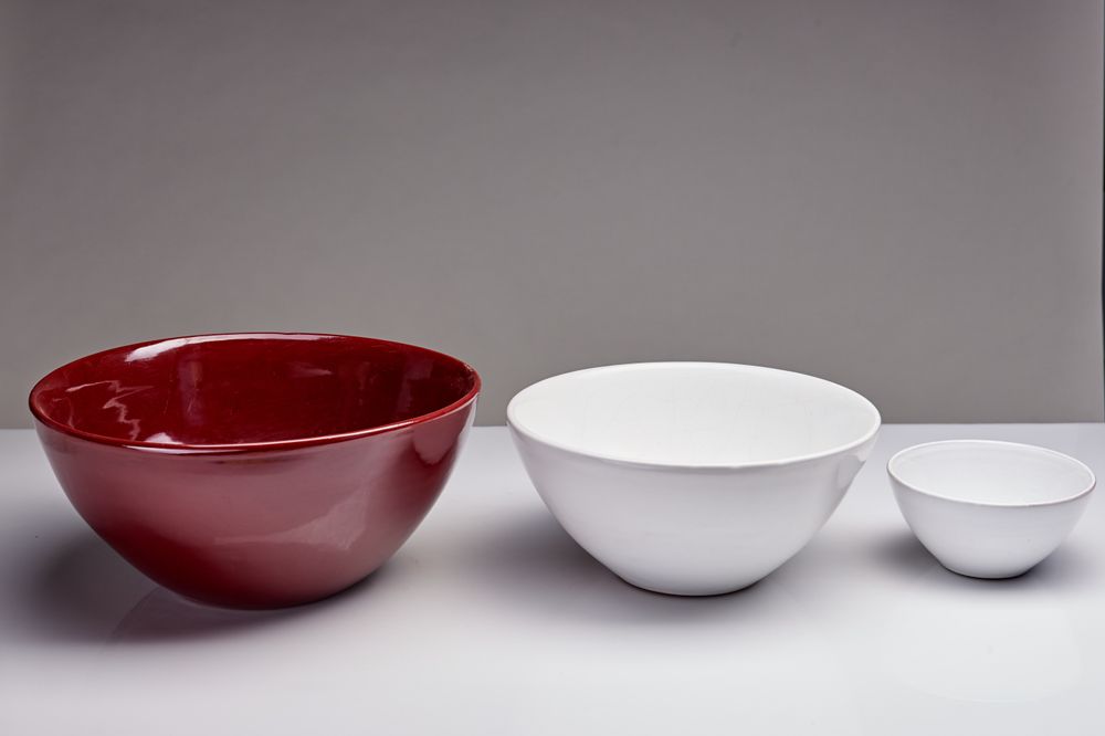 Ustensiles de cuisine - Saladiers faits-main en céramique - POTERIE SERGHINI