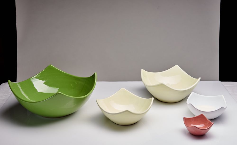 Ustensiles de cuisine - Saladiers faits-main en céramique - POTERIE SERGHINI