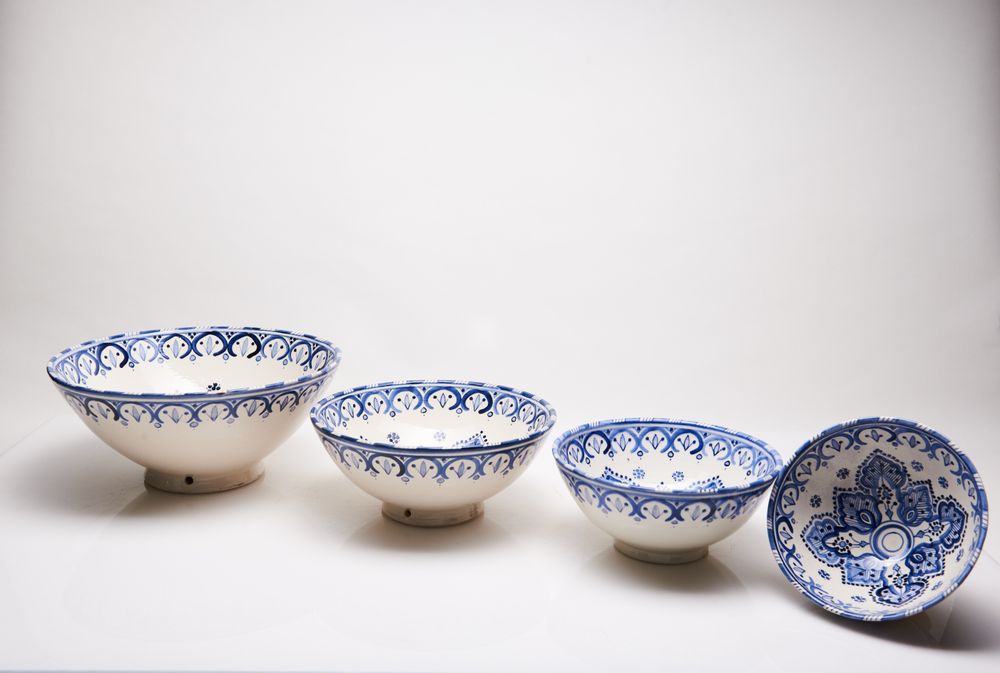 Ustensiles de cuisine - Saladiers faits-main en céramique - POTERIE SERGHINI