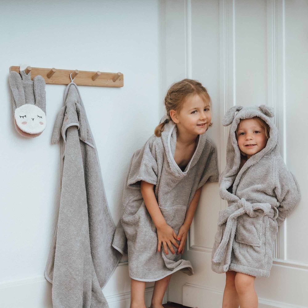 Bain pour enfant - Peignoir, Poncho et Cape de bain bébé et enfant en coton biologique - KIKADU