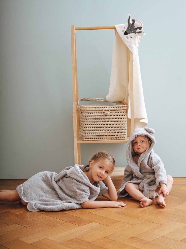 Bain pour enfant - Peignoir, Poncho et Cape de bain bébé et enfant en coton biologique - KIKADU