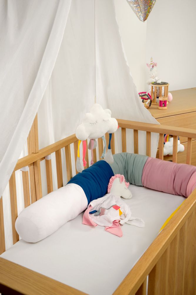 Fabric cushions - Organic Cotton Baby Bedding Set, Blanket, Pillow and Cushion - KIKADU