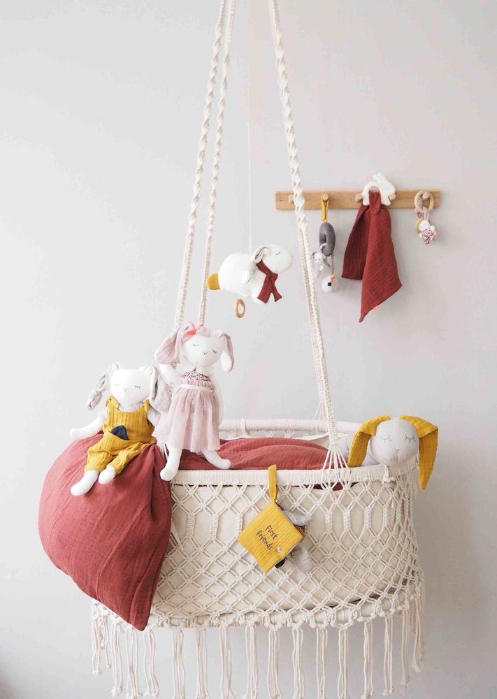 Beds - GOTS certified hanging cradle - KIKADU