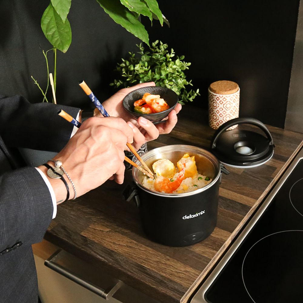 Plats et saladiers - LUNCH BOX CHAUFFANTE DETOXIMIX MEAL. - DETOXIMIX