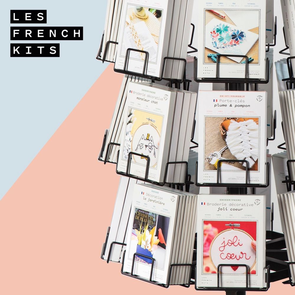 Objets de décoration - Grand Présentoir métal rotatif  - FRENCH KITS