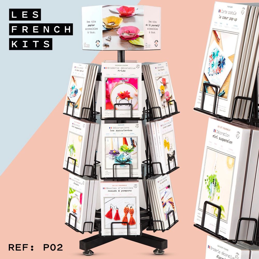 Decorative objects - Small rotating metal Display Stand - FRENCH KITS
