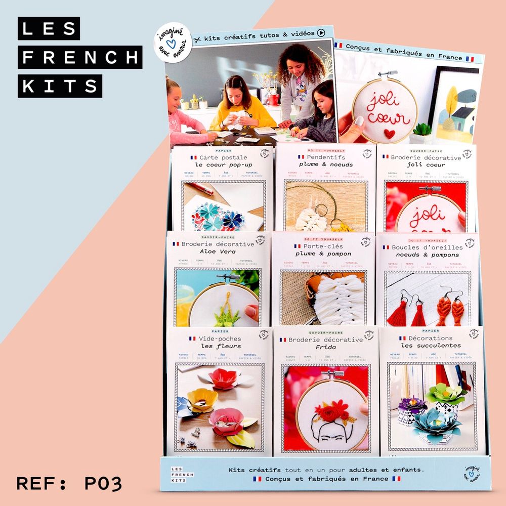 Decorative objects - Implantation Offer: 36 kits + Display Stand Offered - FRENCH KITS