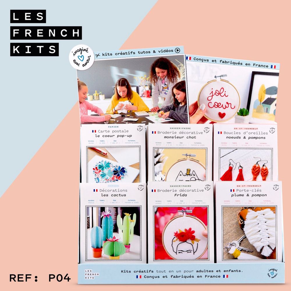 Decorative objects - Implantation Offer: 24 creative kits + Display Stand Offered - FRENCH KITS