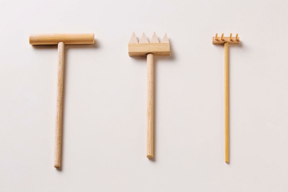 Objets de décoration - râteau kumade RS-1 - FUJIGOKE