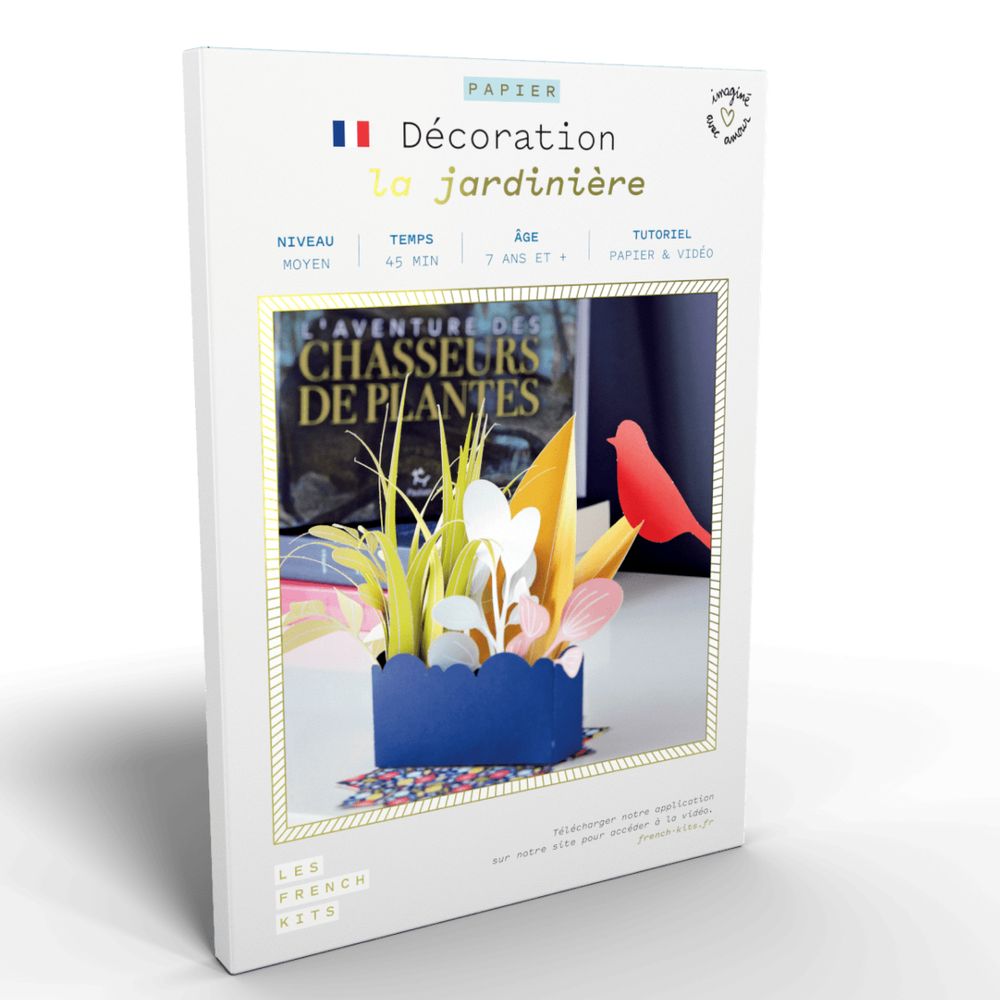 Décorations florales - Kit créatif - Décoration - La jardinière - FRENCH KITS