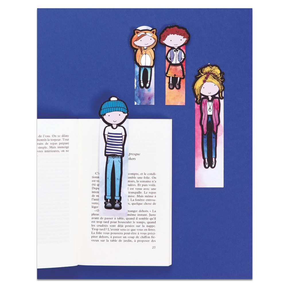 Stationery - Creative kit - Bookmarks - The Family - FRENCH KITS