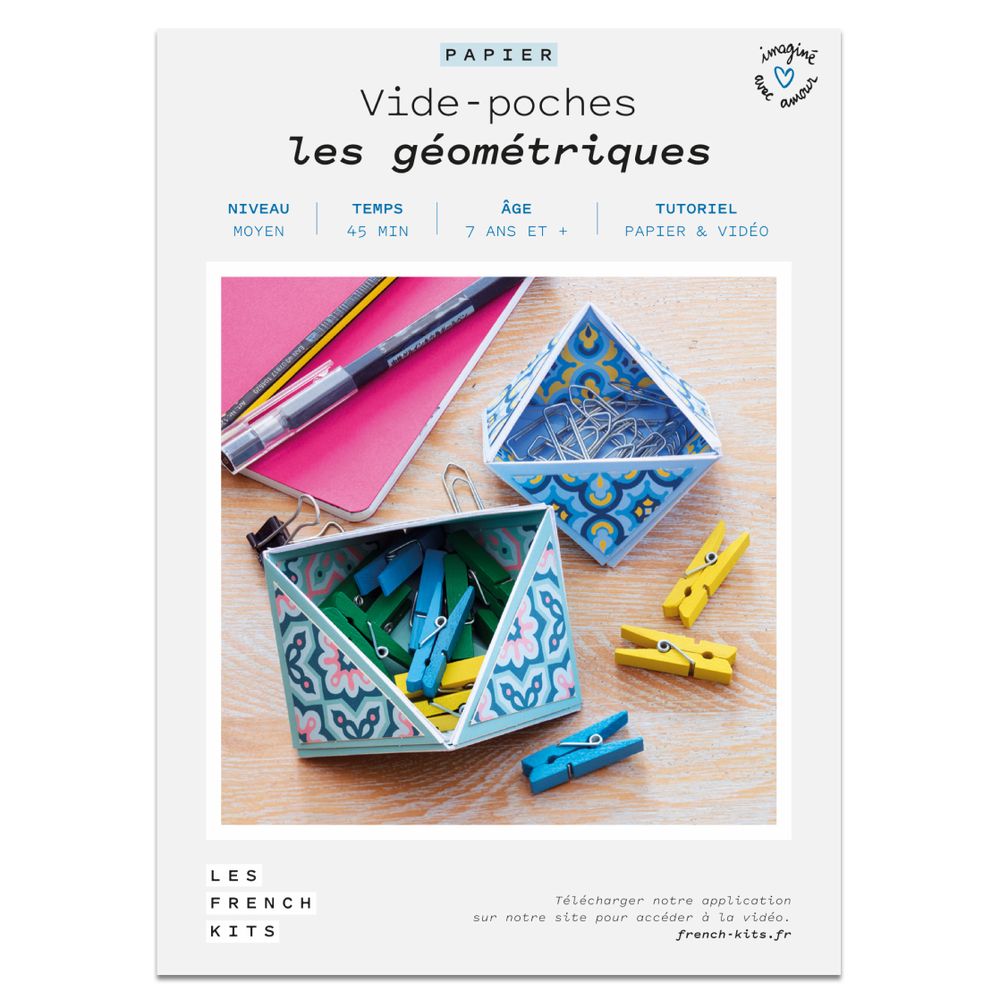 Decorative objects - Creative kit - Pin Tray - Geometric - FRENCH KITS