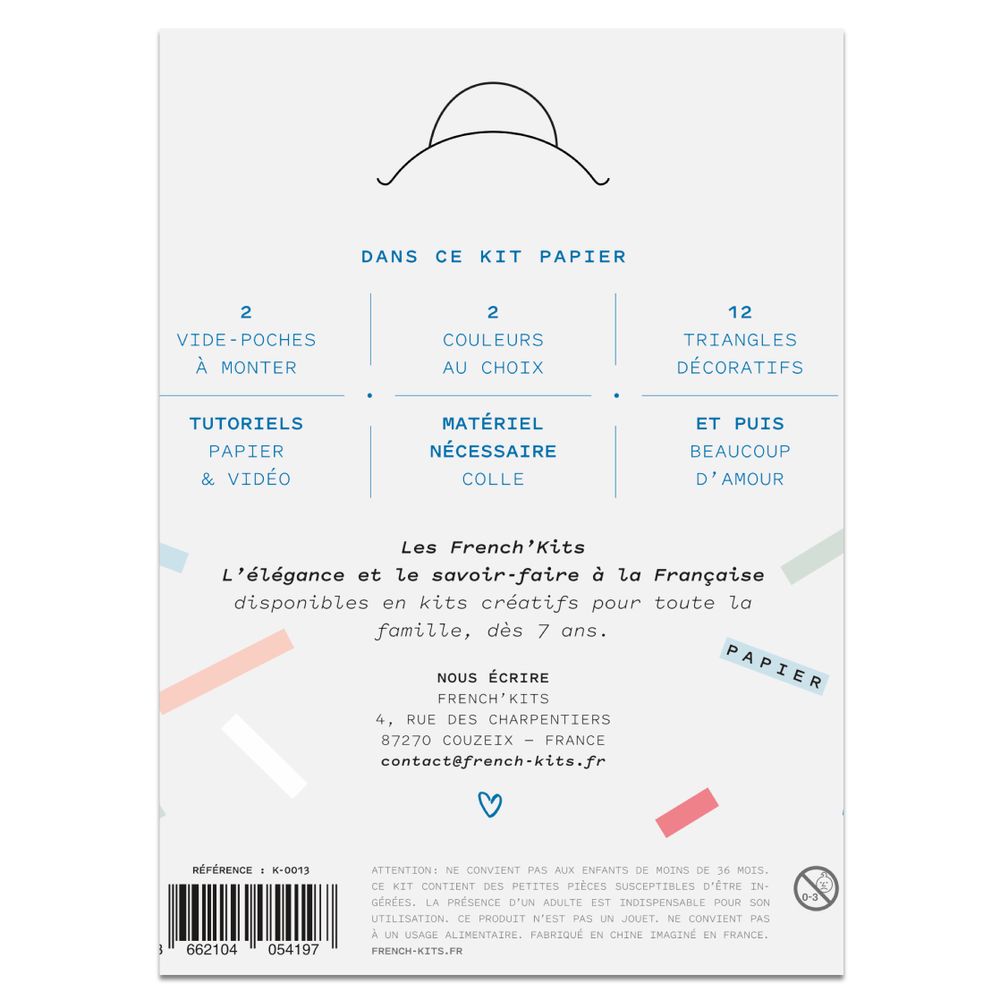 Decorative objects - Creative kit - Pin Tray - Geometric - FRENCH KITS