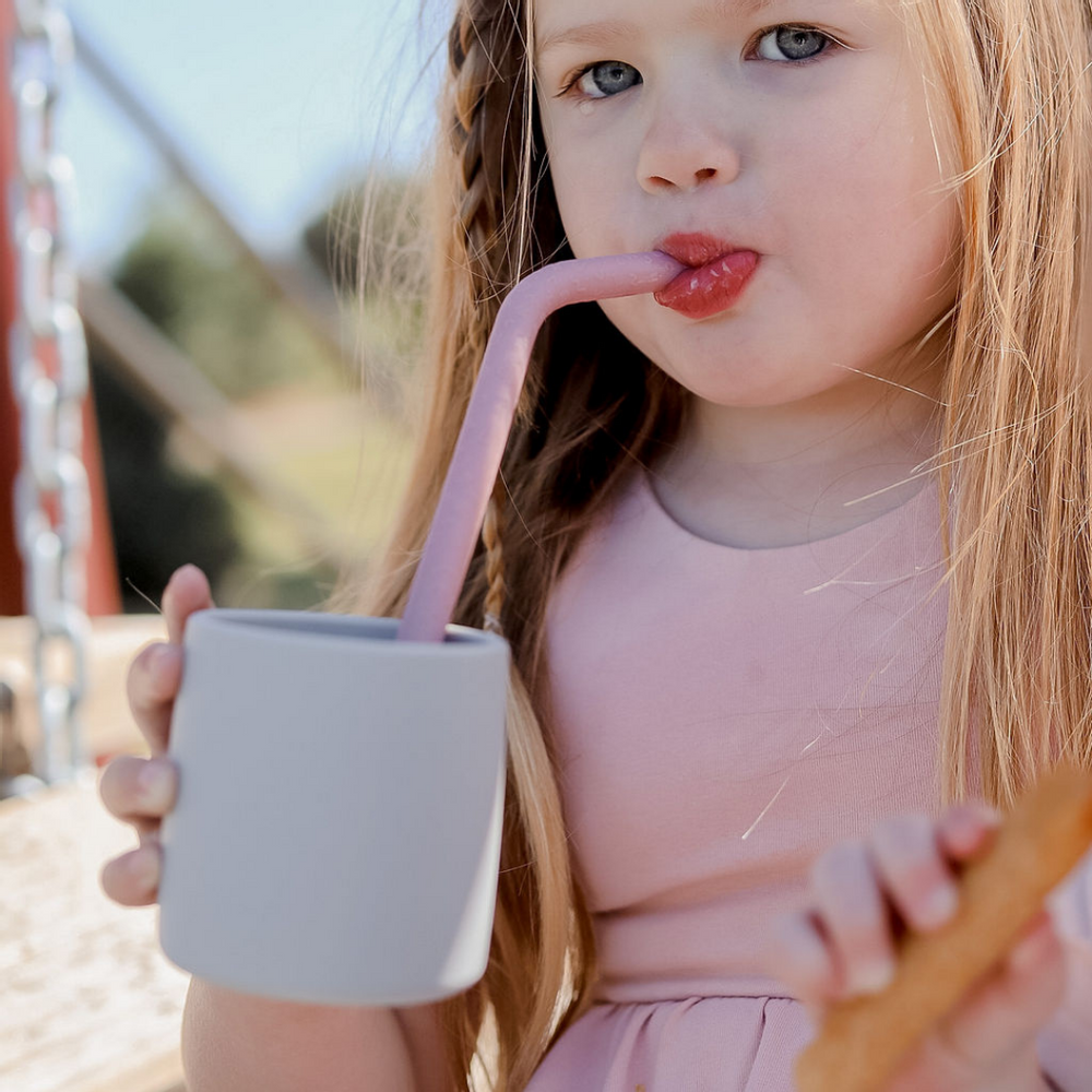 Children's mealtime - Bendie silicone straws - WE MIGHT BE TINY FRANCE