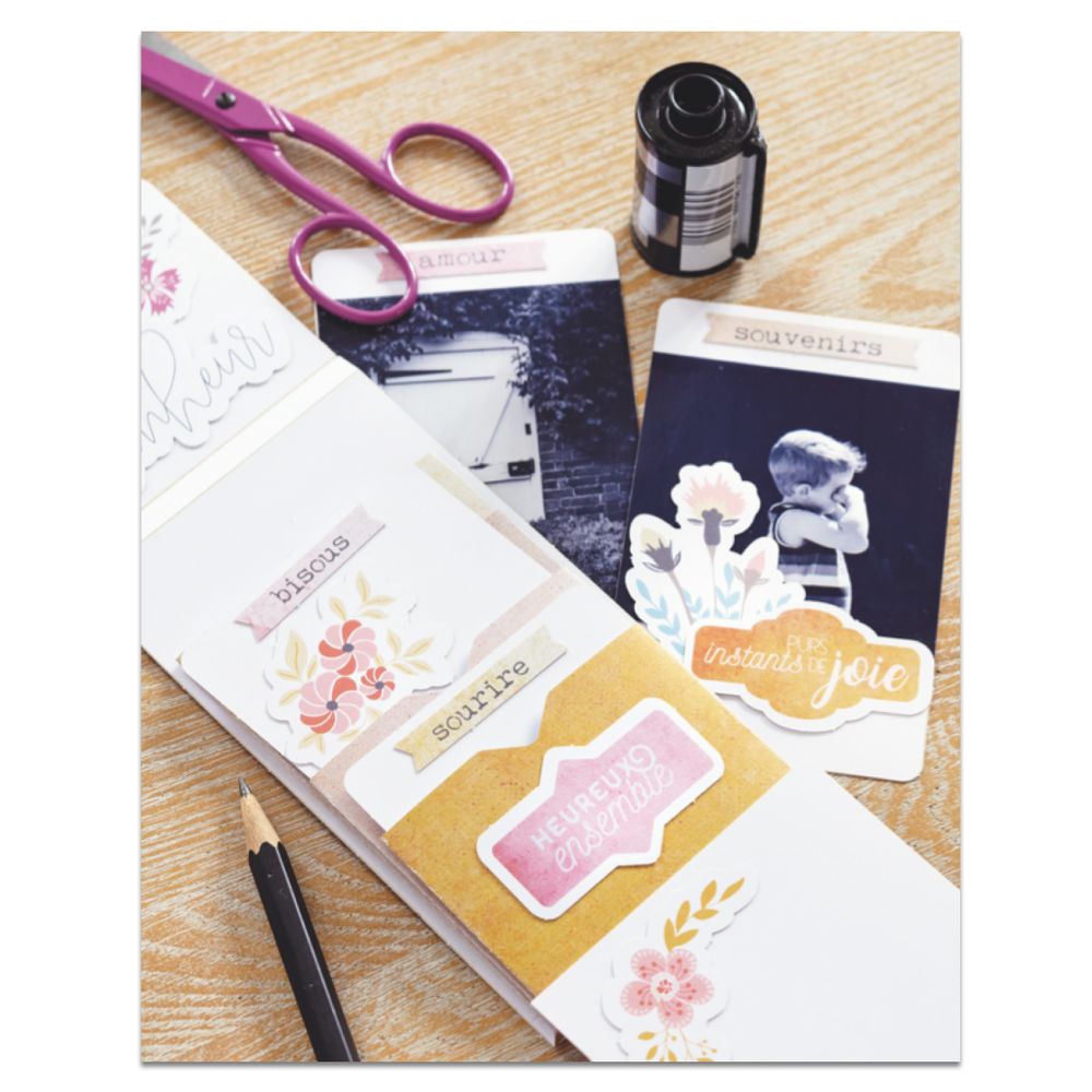 Cadeaux - Kit créatif - Mini-Albums Photos - Instants de Joie - FRENCH KITS