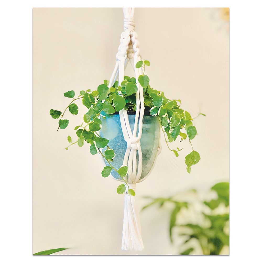 Decorative objects - DIY Creative Kit - Mini Macrame Suspension - FRENCH KITS