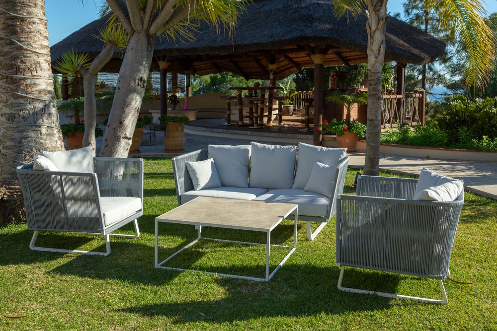 Canapés - THABO Ensemble canapé (2 fauteuils, 1-2 places, 1 table basse) - SUNSO