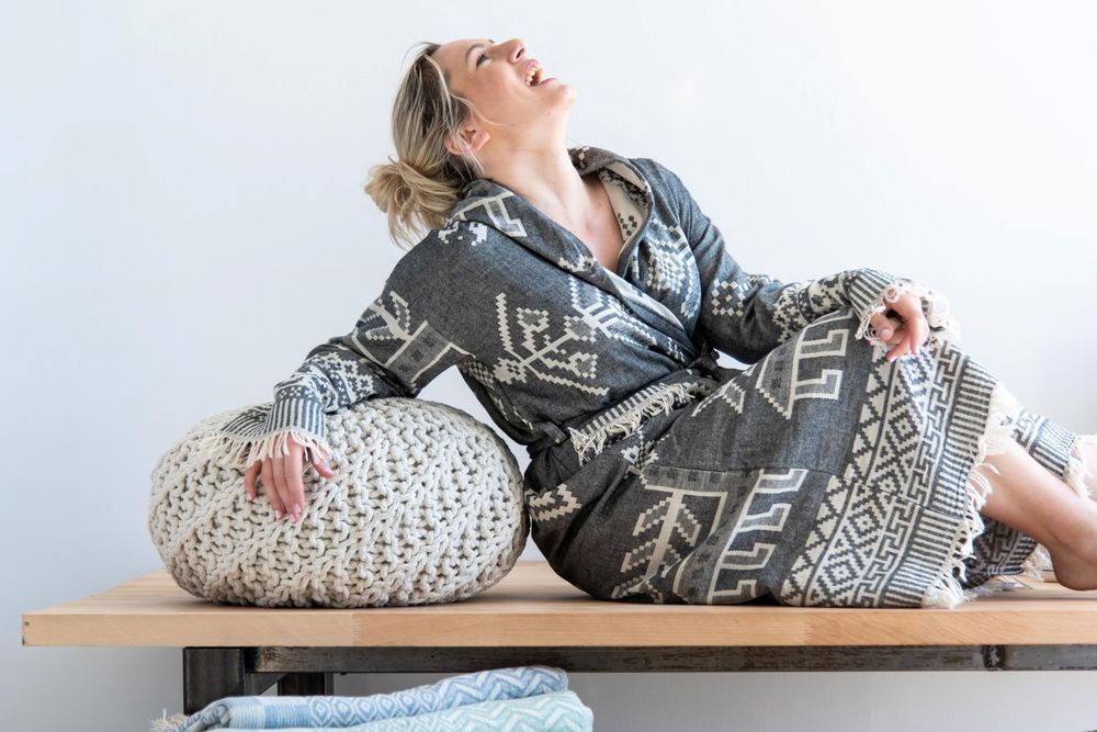 Homewear - Bathrobes, Blankets & Throws - AELIA ANNA