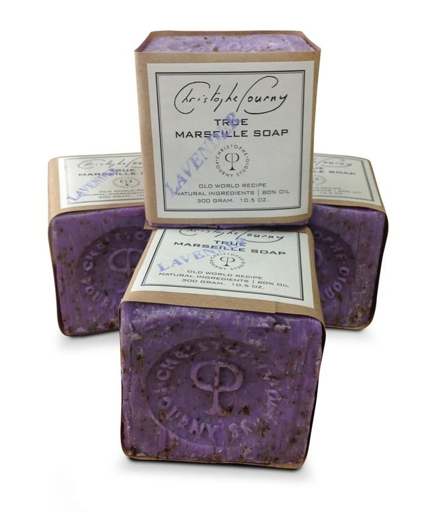 Soap dishes - Marseille soap with lavender - CHRISTOPHE POURNY STUDIO