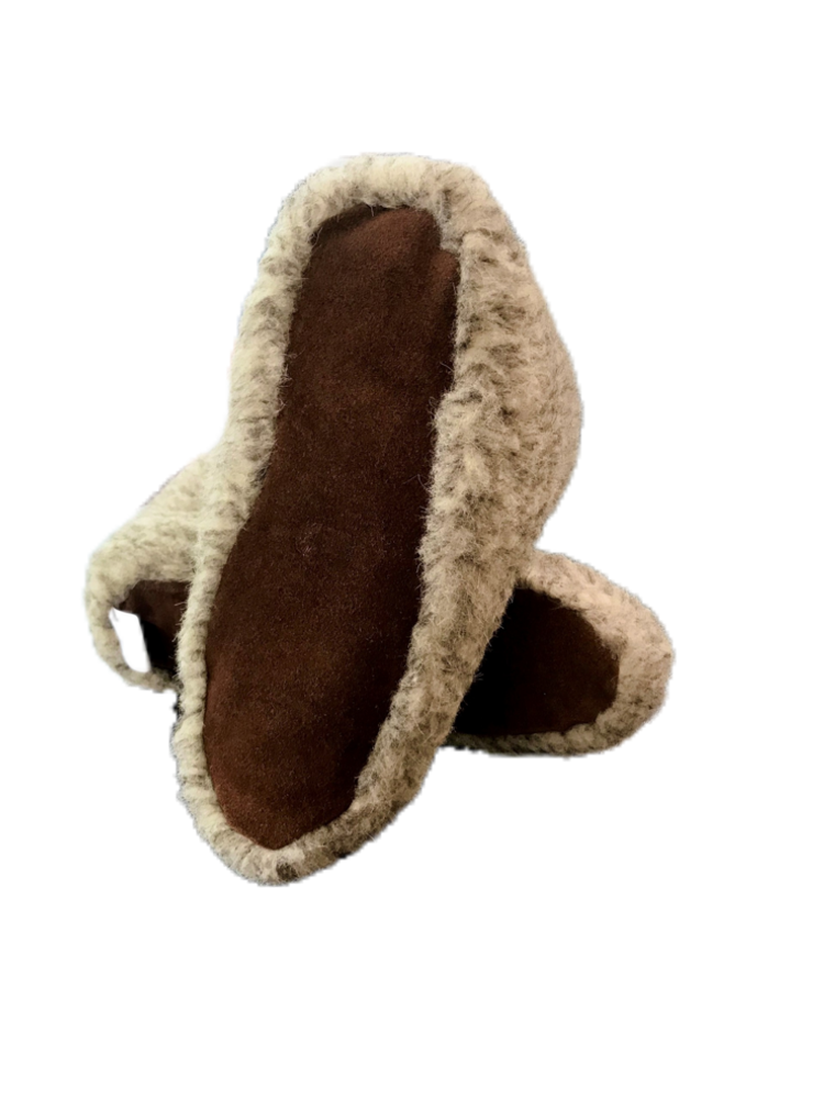 Mode enfantine - Chaussons chauffe-moût en laine. - CHRISTOPHE POURNY STUDIO