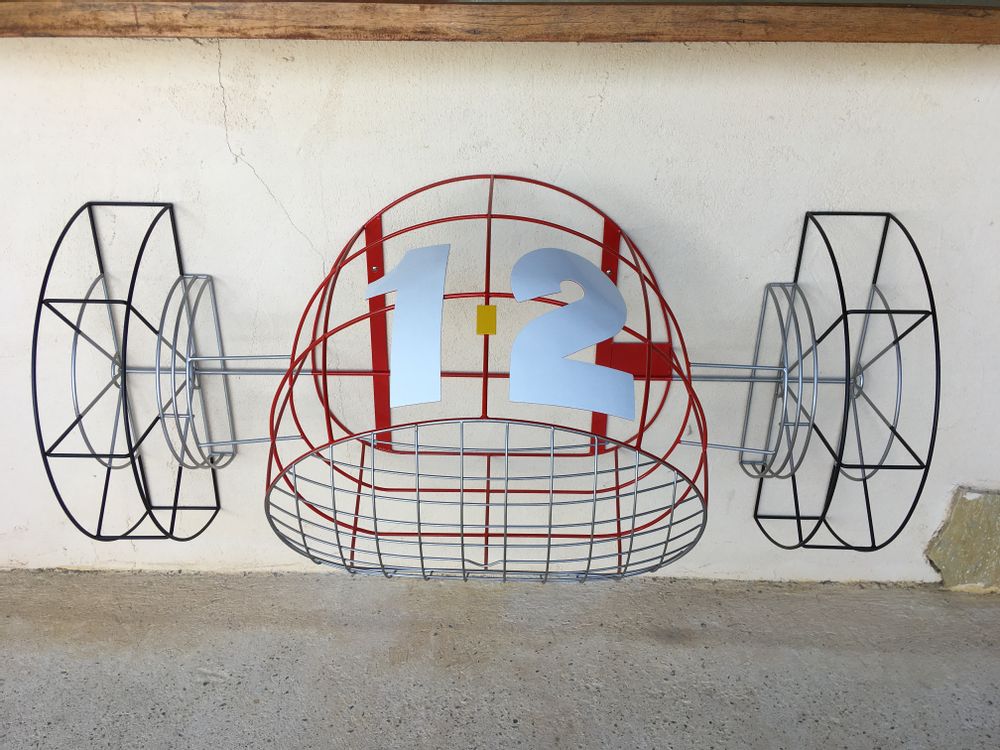 Other wall decoration - Ferrari front F 375 F1 wireframe - BRICE RIVIÈRE CRÉATION