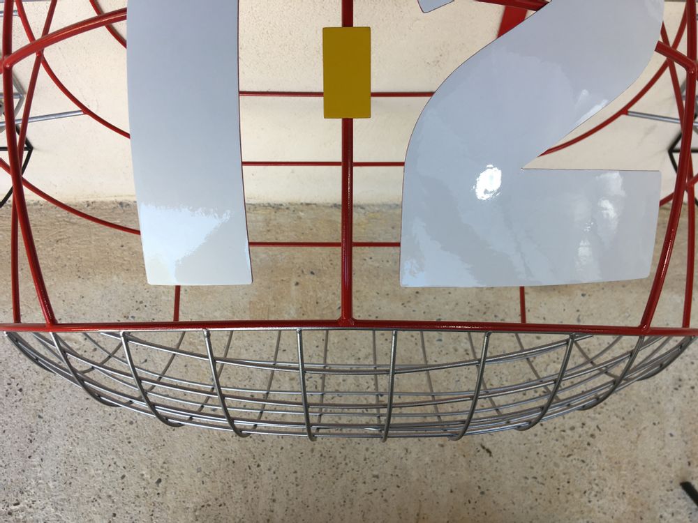 Other wall decoration - Ferrari front F 375 F1 wireframe - BRICE RIVIÈRE CRÉATION