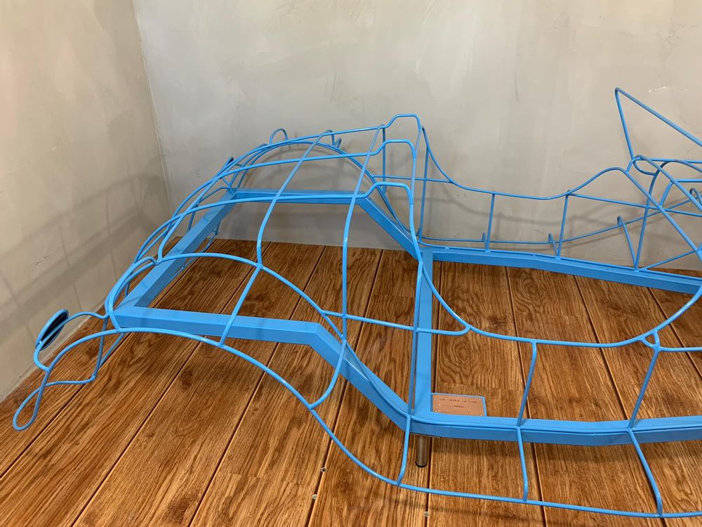 Sculptures, statuettes and miniatures - Wireframe sculpture of a Bugatti 55 Junior - BRICE RIVIÈRE CRÉATION