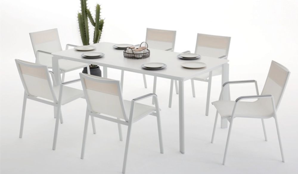 Tables Salle à Manger - Ensemble de salle à manger avec 6 chaises - SUNSO