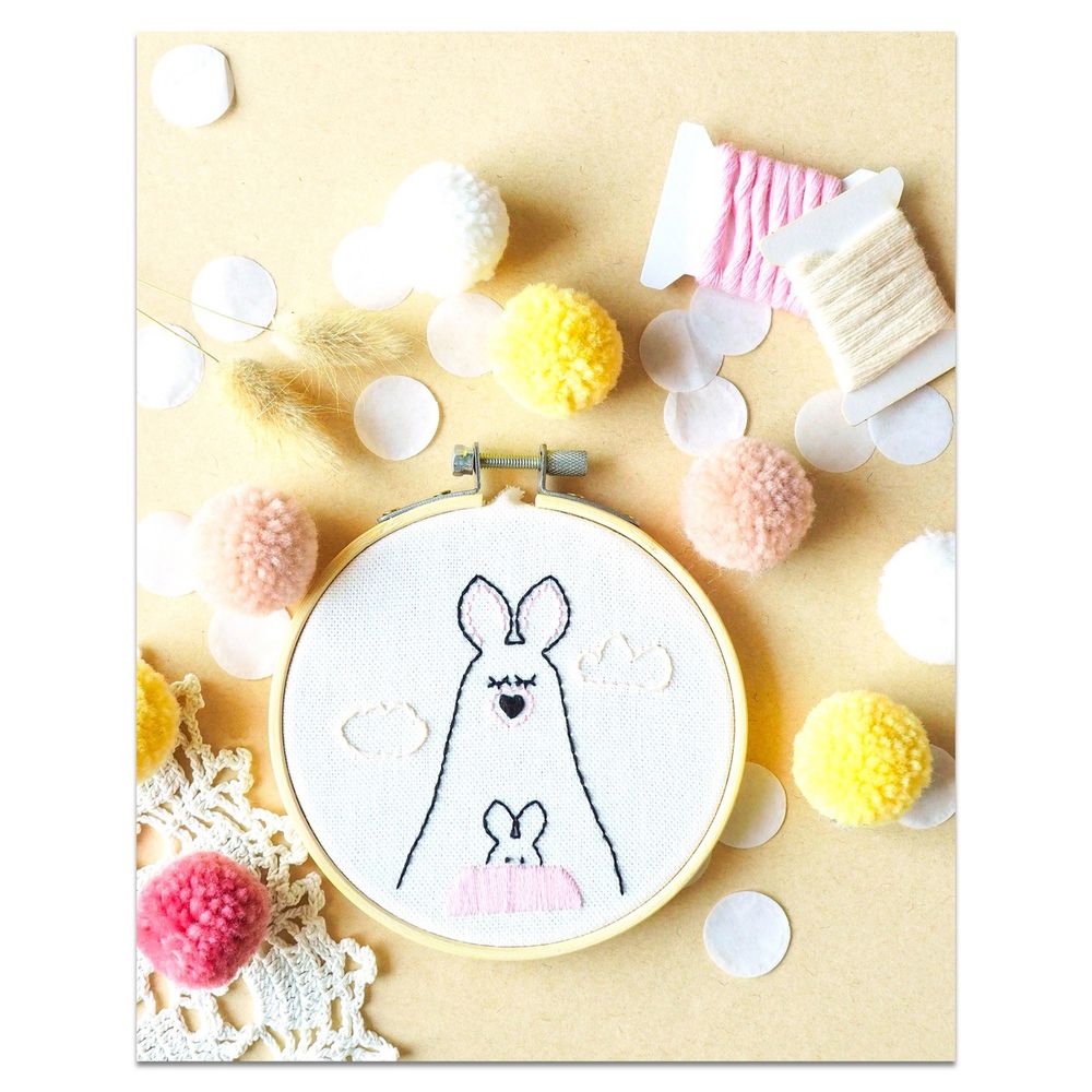 Decorative objects - Decorative Embroidery Kit - Kangaroo - FRENCH KITS