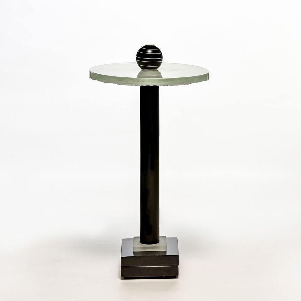 Pièces uniques - Tables basses en verre d'art B&W Fables - BARANSKA DESIGN