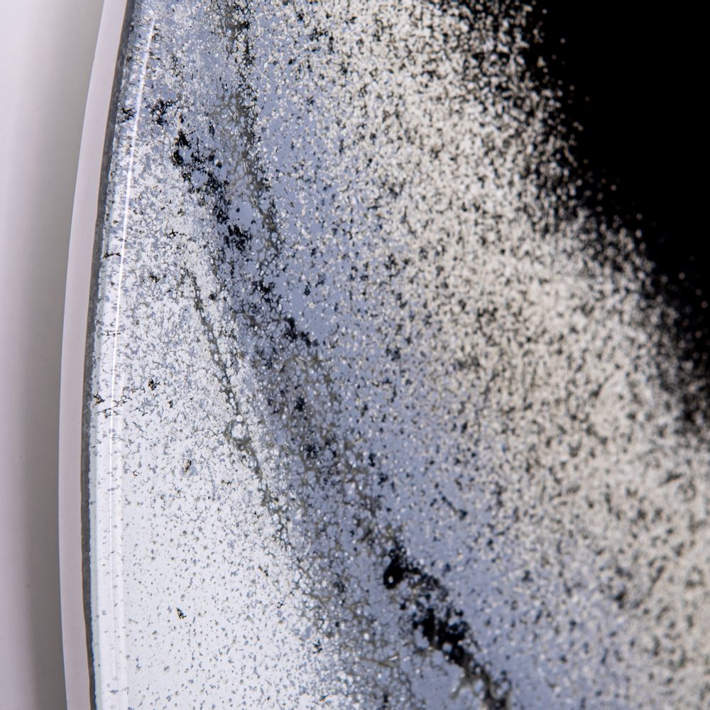 Mirrors - Moon Shadow handmade art glass mirror - BARANSKA DESIGN