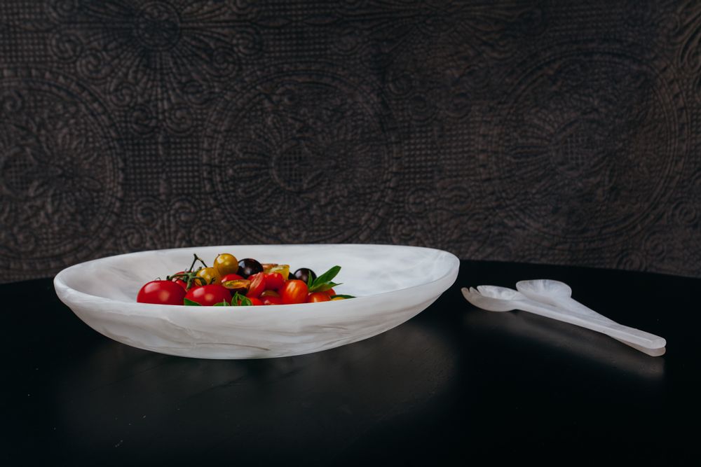 Design objects - Classic_Wave Bowl Medium_White - A TABLE AFFAIR