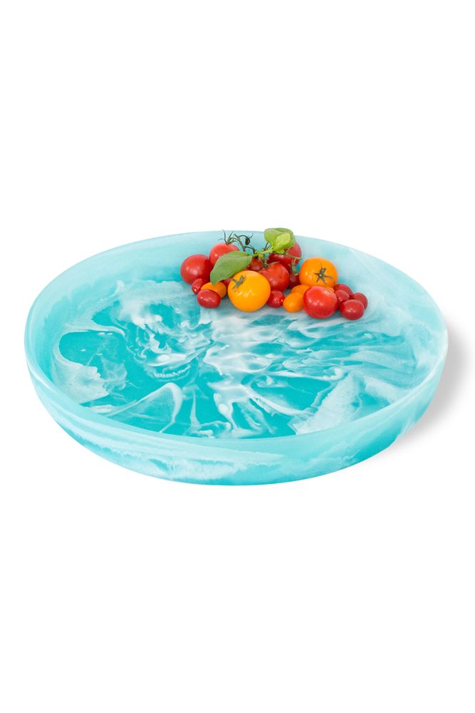 Design objects - Flat_Bowl_Aqua - A TABLE AFFAIR