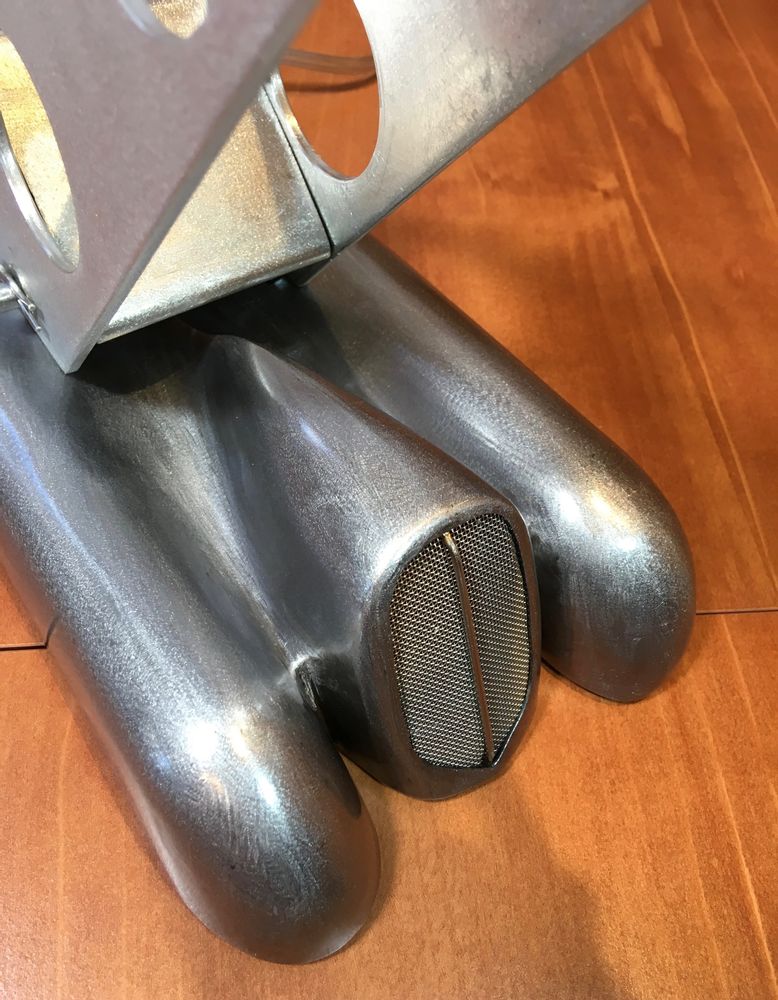 Unique pieces - Desk lamp “Hot rod” - BRICE RIVIÈRE CRÉATION