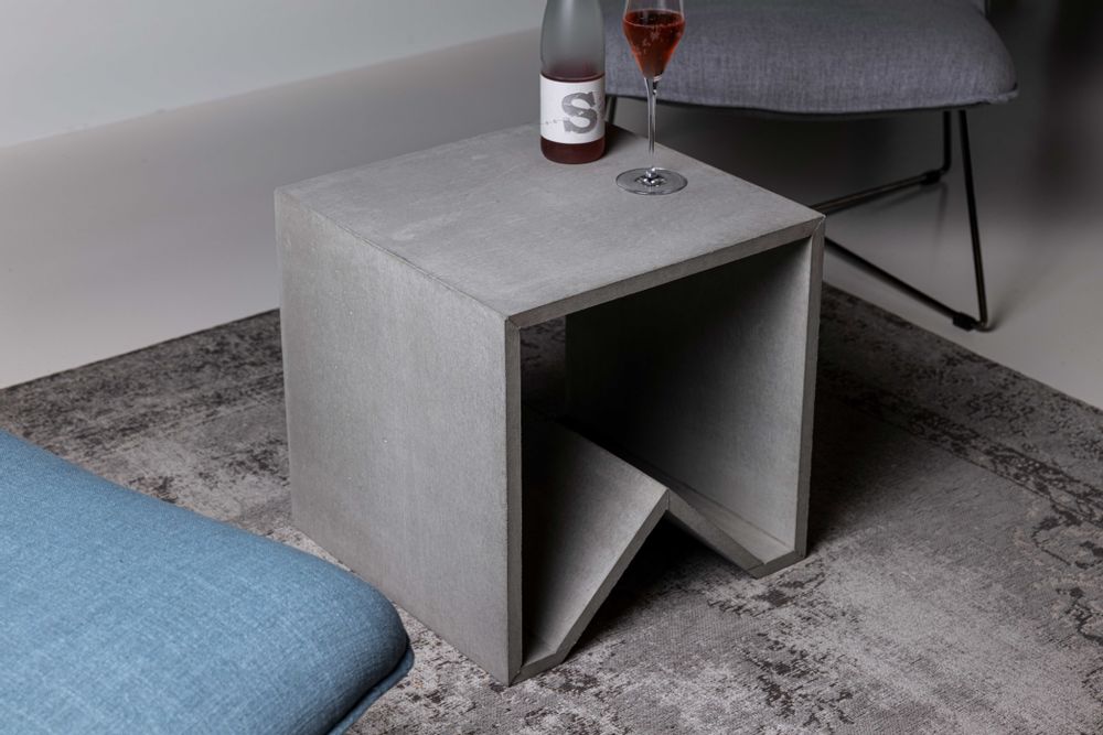 Shelves - ANGULUS MUTATIO Concrete stool / shelving system / table / modular room divider - CO33 EXKLUSIVE BETONMÖBEL