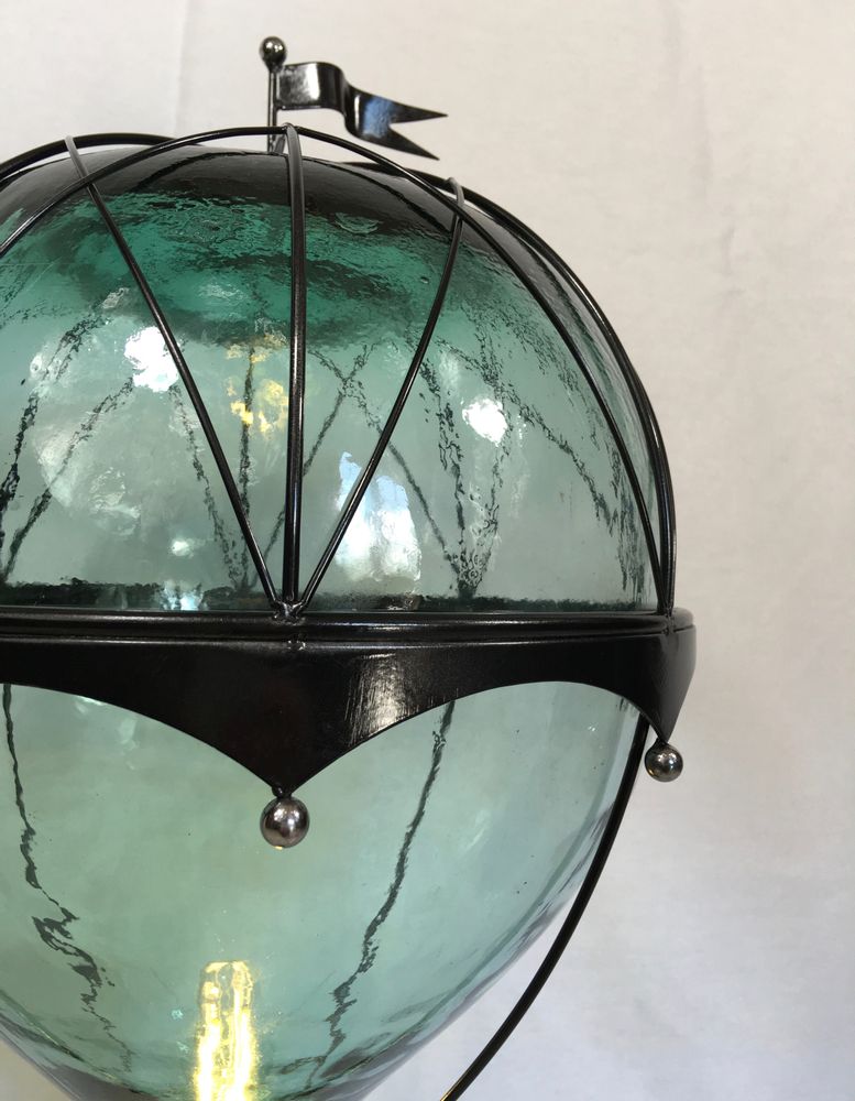 Objets de décoration - Lampe "Dame Jeanne Montgolfière" - BRICE RIVIÈRE CRÉATION