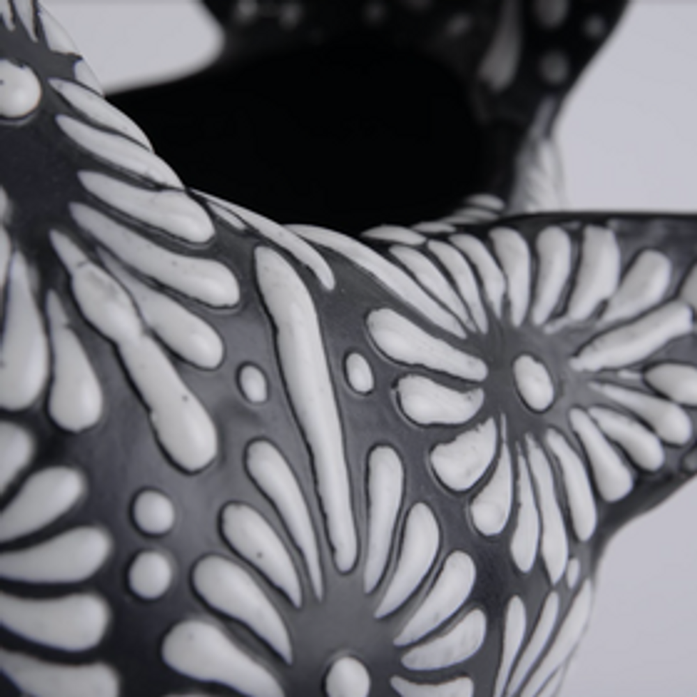 Unique pieces - HEN/ROOSTER. CERAMIC TALAVERA - TRALAMAI