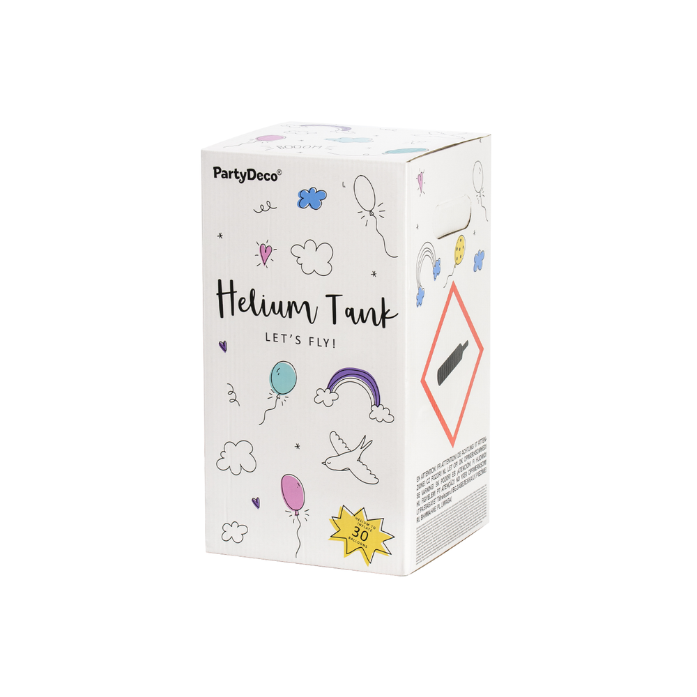 Design objects - Helium tank, mint, 30 balloons Helium tank, pink, 30 balloons - PARTYDECO