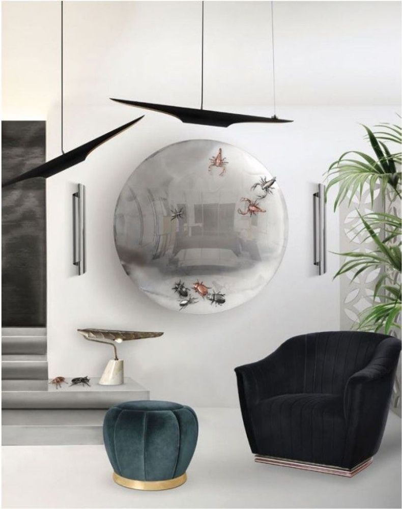 Chambres d'hôtels - Concave Metamorphosis Mirror - COVET HOUSE