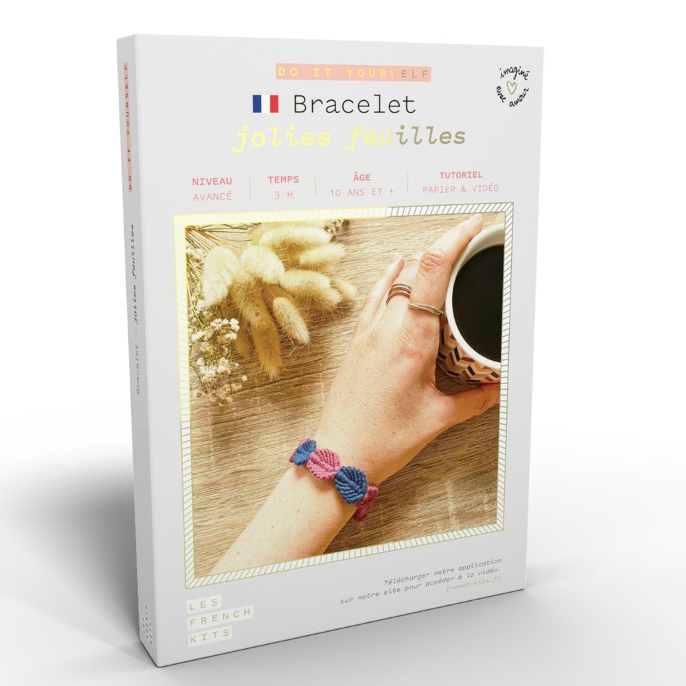 Gifts - DIY Bracelet Kit - Pretty Leaves - FRENCH KITS