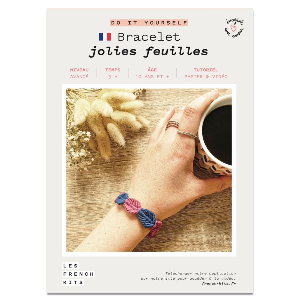 Gifts - DIY Bracelet Kit - Pretty Leaves - FRENCH KITS