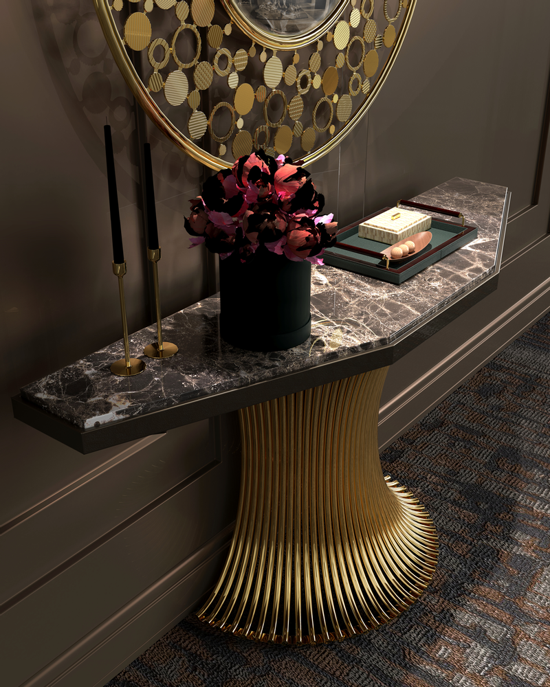 Console table - Flusso Console - CASTRO LIGHTING