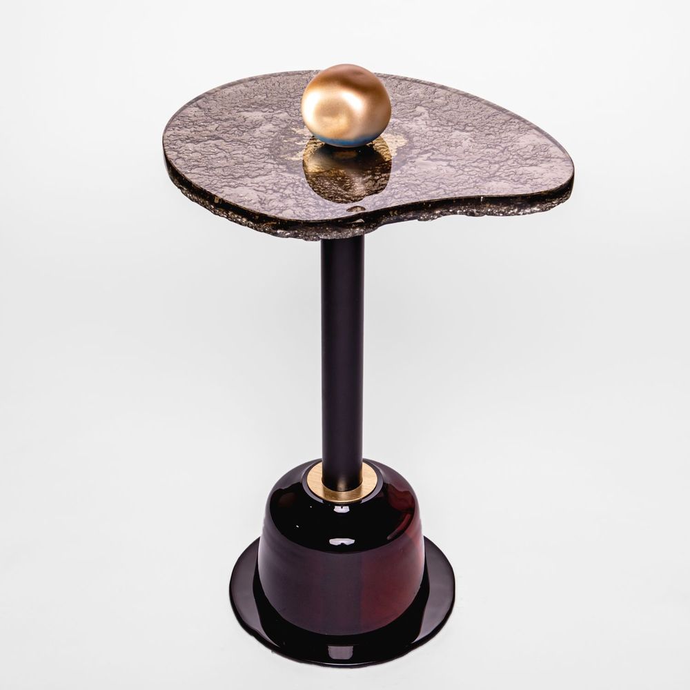 Objets design - Fables - Tables d'appoint en verre d'art faites à la main d'automne - BARANSKA DESIGN