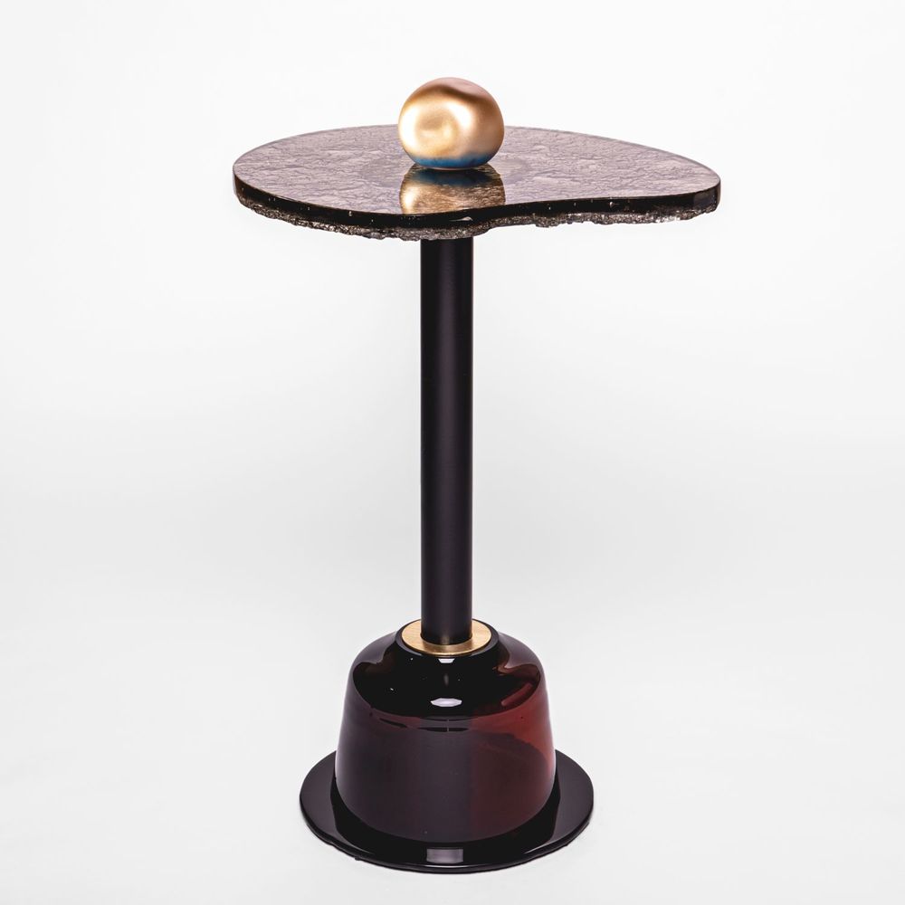 Objets design - Fables - Tables d'appoint en verre d'art faites à la main d'automne - BARANSKA DESIGN