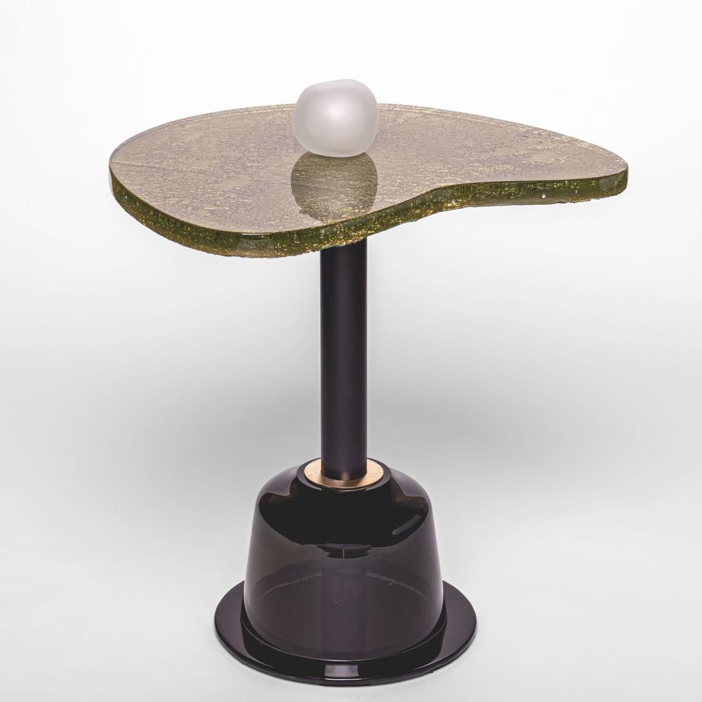 Objets design - Fables - Tables d'appoint en verre d'art faites à la main d'automne - BARANSKA DESIGN