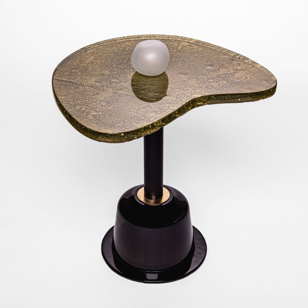 Objets design - Fables - Tables d'appoint en verre d'art faites à la main d'automne - BARANSKA DESIGN