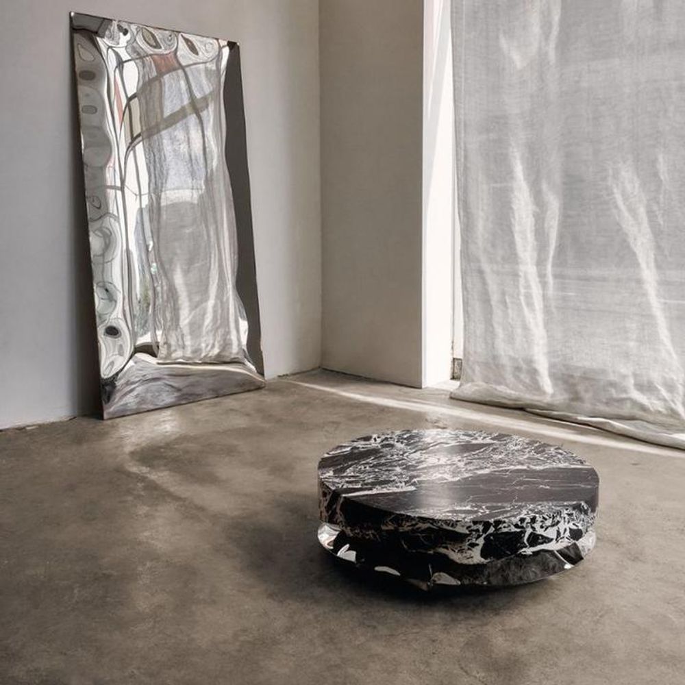 Tables basses - IN HALE WHITE GRAND ANTIQUE MARBLE - TONICIE'S