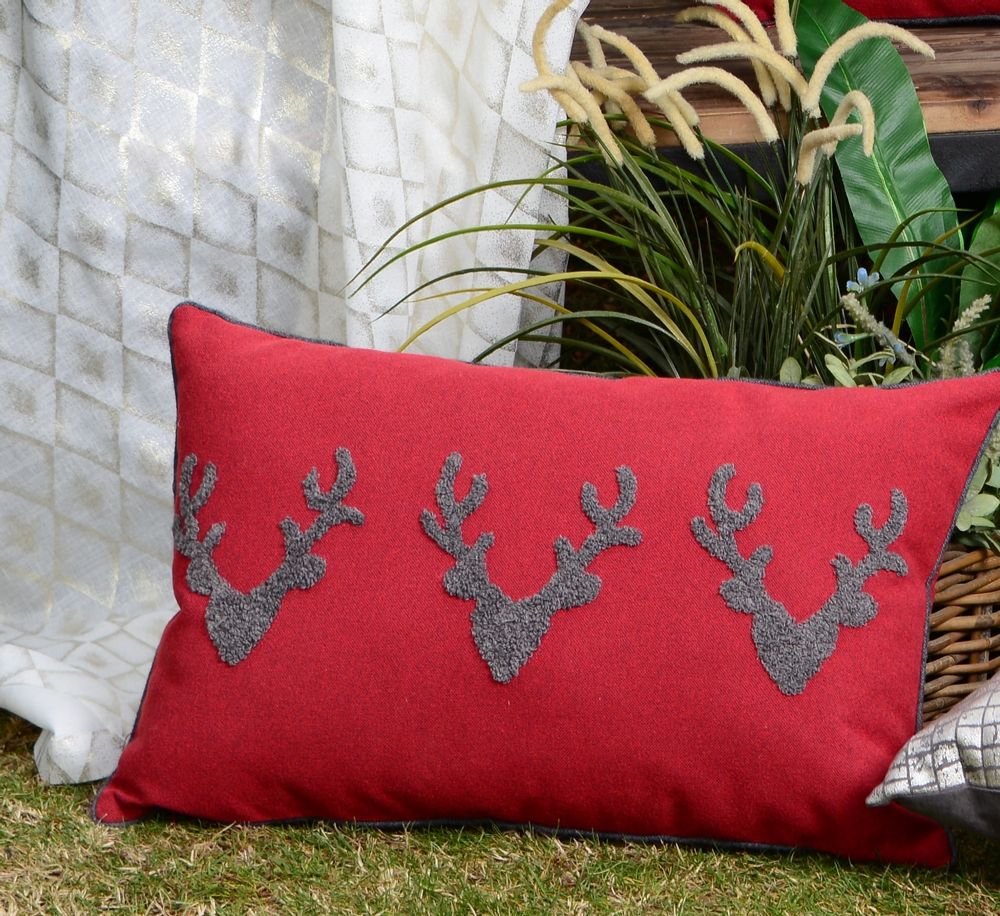 Coussins textile - Housse de coussin - Cerfs. - IPC DECO DELL'ARTE